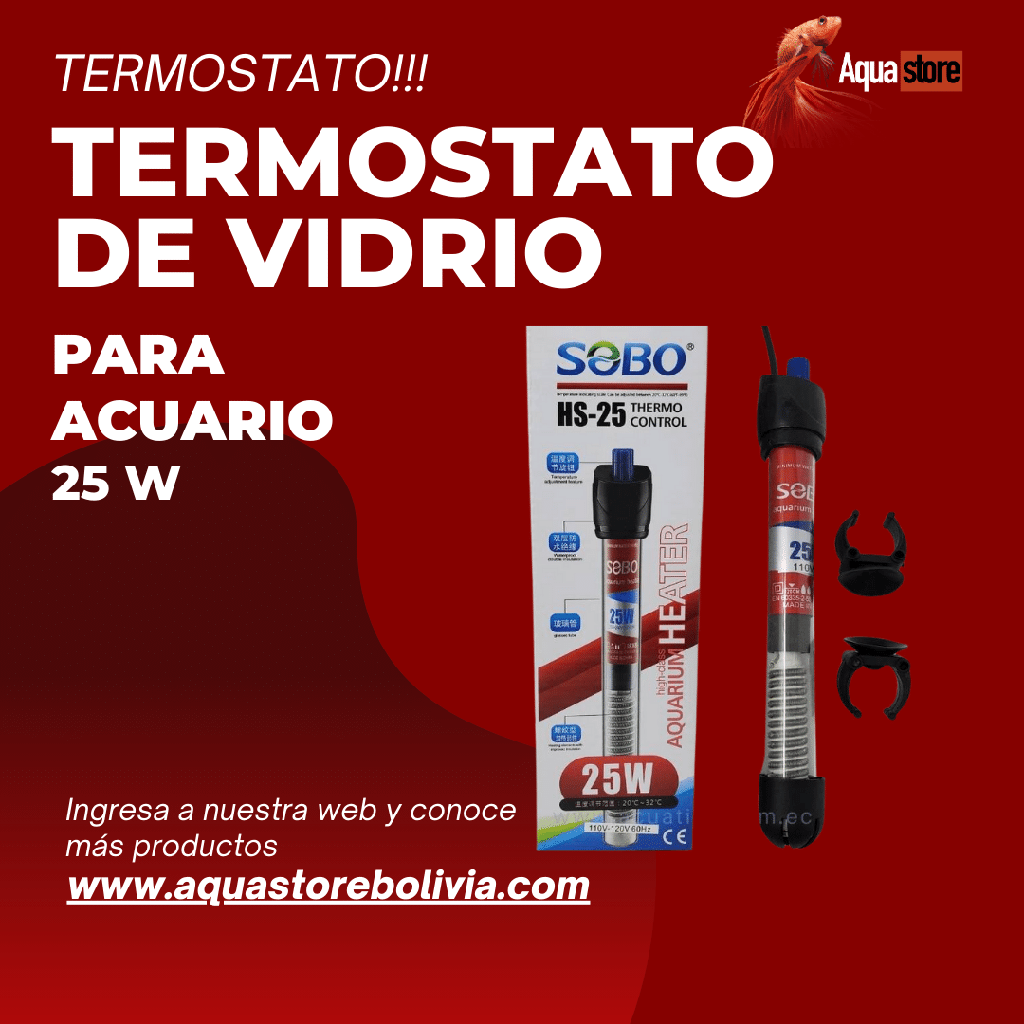 Termostato de Vidrio 25W